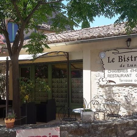 Lussan  Auberge Le Bistrot De Lussan מראה חיצוני תמונה